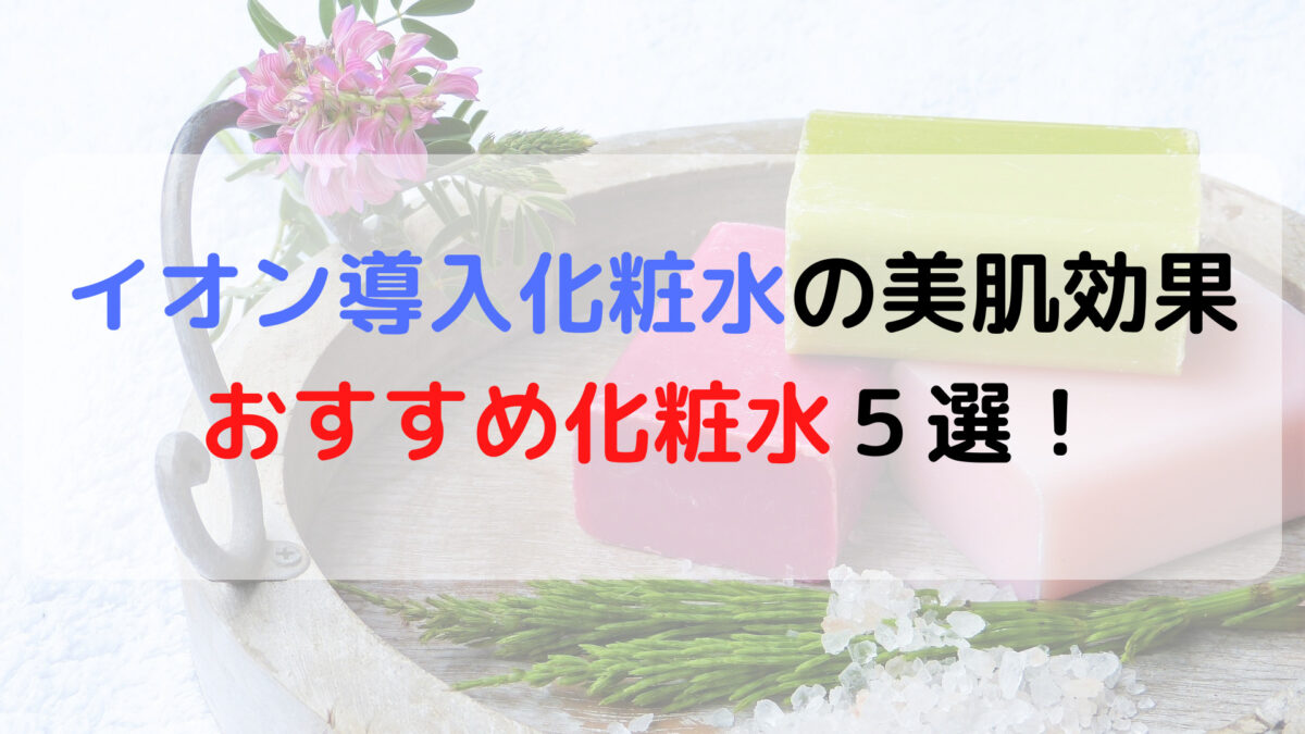 イオン 導入 美容 セール 液 おすすめ